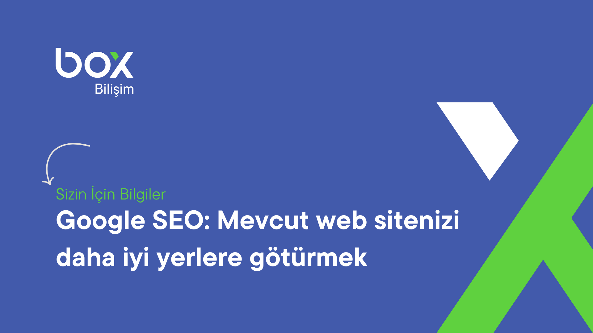 Google SEO: Mevcut Web Sitenizi Daha İyi Yerlere Götürmek